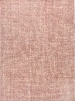 Theo Keller Moderner Handtuftteppich pink
