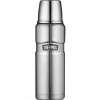 Thermos Isolierflasche 470ml silberfarben