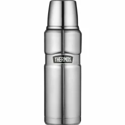 Thermos Isolierflasche 470ml silberfarben