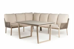TIERRA OUTDOOR Garten/Esslounge Ecke links beige