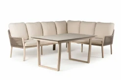 TIERRA OUTDOOR Garten/Esslounge Ecke rechts beige