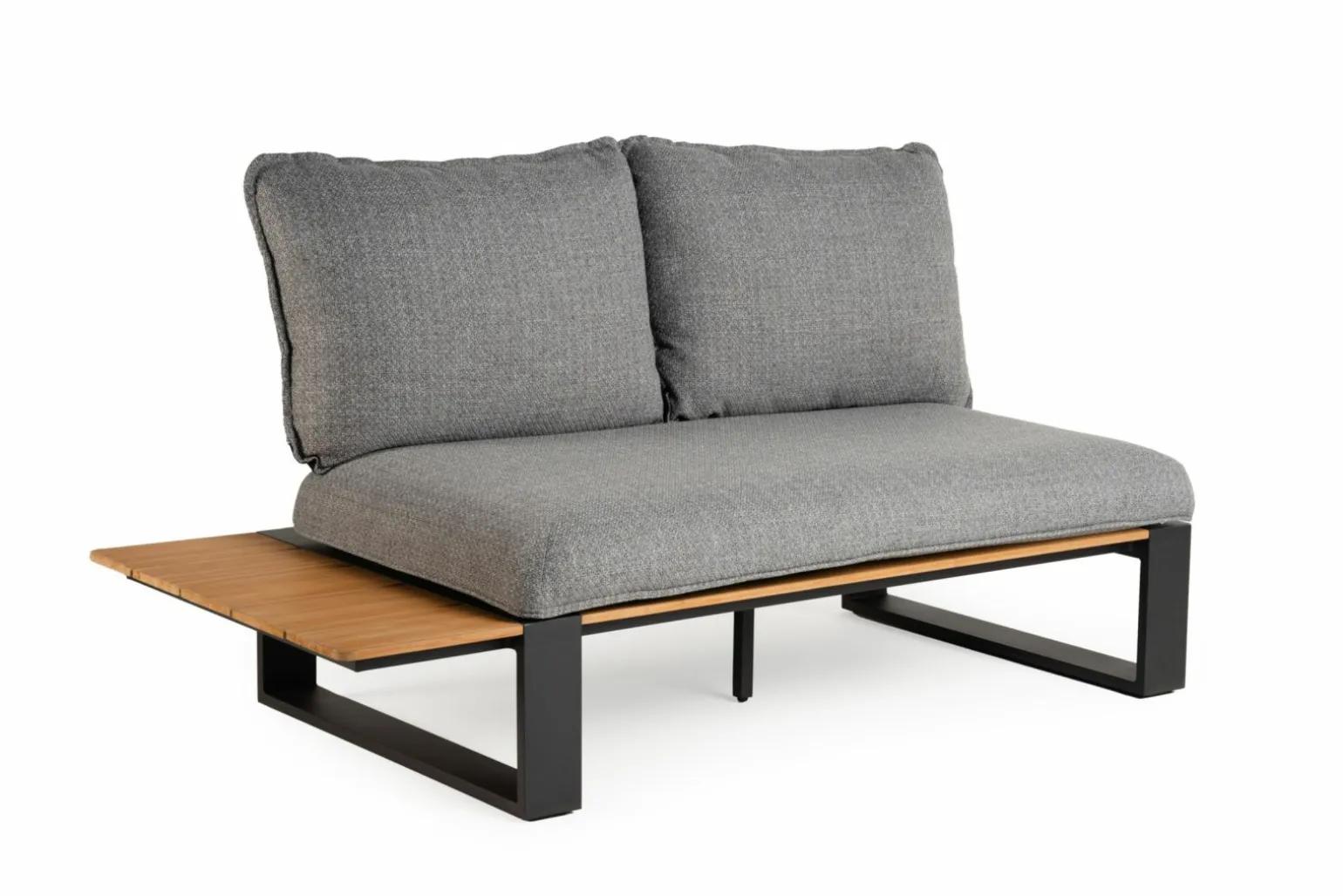 TIERRA OUTDOOR Gartenlounge Set Alu/Teak braungrau