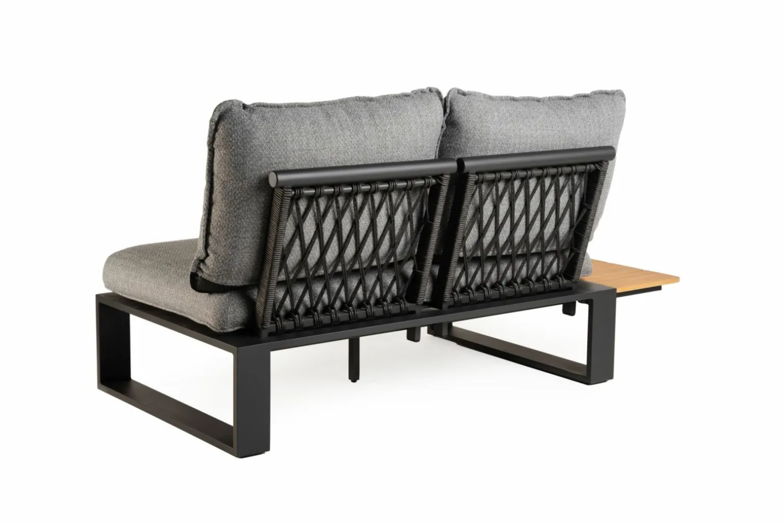 TIERRA OUTDOOR Gartenlounge Set Alu/Teak braungrau