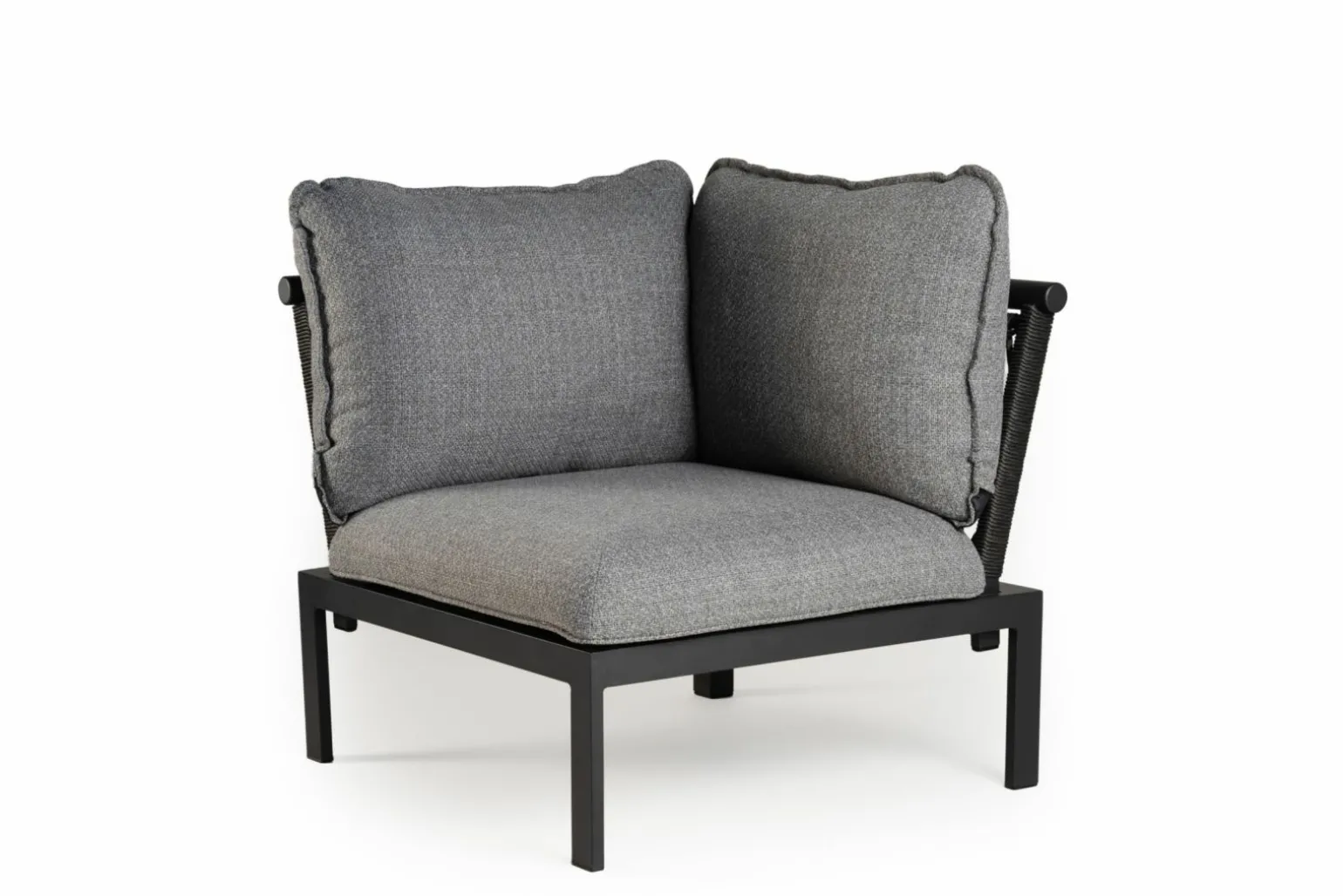 TIERRA OUTDOOR Gartenlounge Set Alu/Teak braungrau