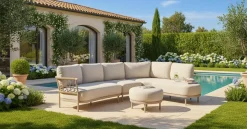TIERRA OUTDOOR Gartenlounge Set Left grau