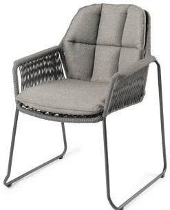 TIERRA OUTDOOR Kufensessel Garten stapelbar braun