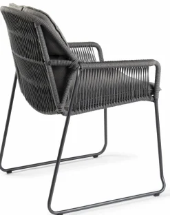 TIERRA OUTDOOR Kufensessel Garten stapelbar braun