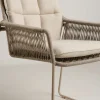 TIERRA OUTDOOR Rivera Dining Chair Champagne