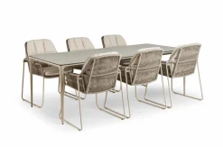 TIERRA OUTDOOR Rivera Dining Chair Champagne