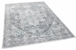 TOM TAILOR Flachwebteppich grau