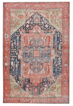 TOM TAILOR Flachwebteppich mehrfarbig