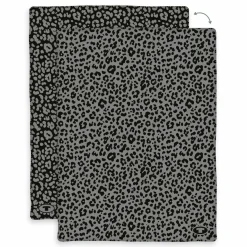 TOM TAILOR Jaquard-Decke "Leo" schwarzgrau