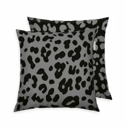 TOM TAILOR Kissenhülle "Leo" schwarzgrau