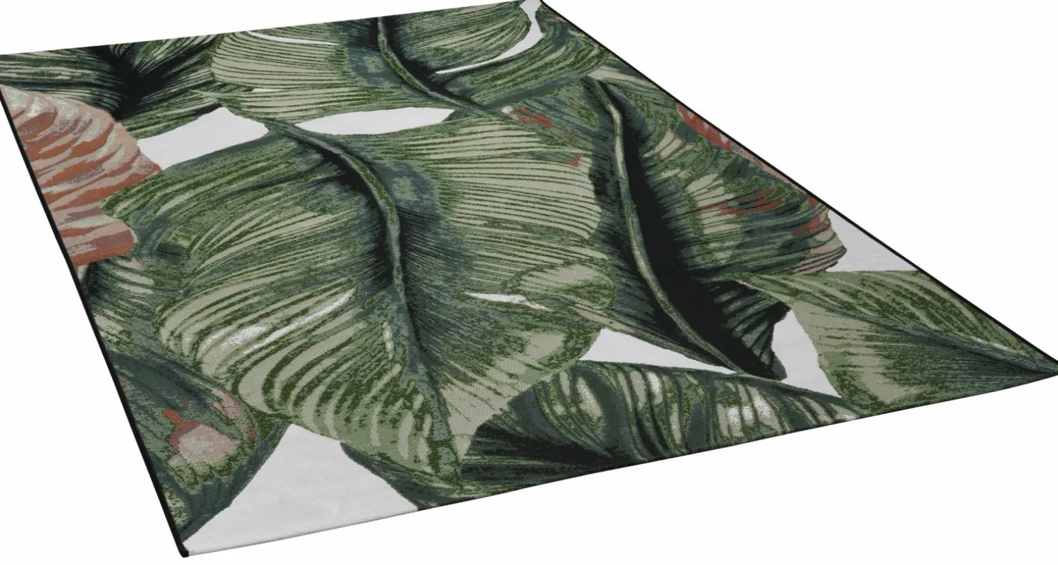 TOM TAILOR Outdoorteppich grünsilberfarben