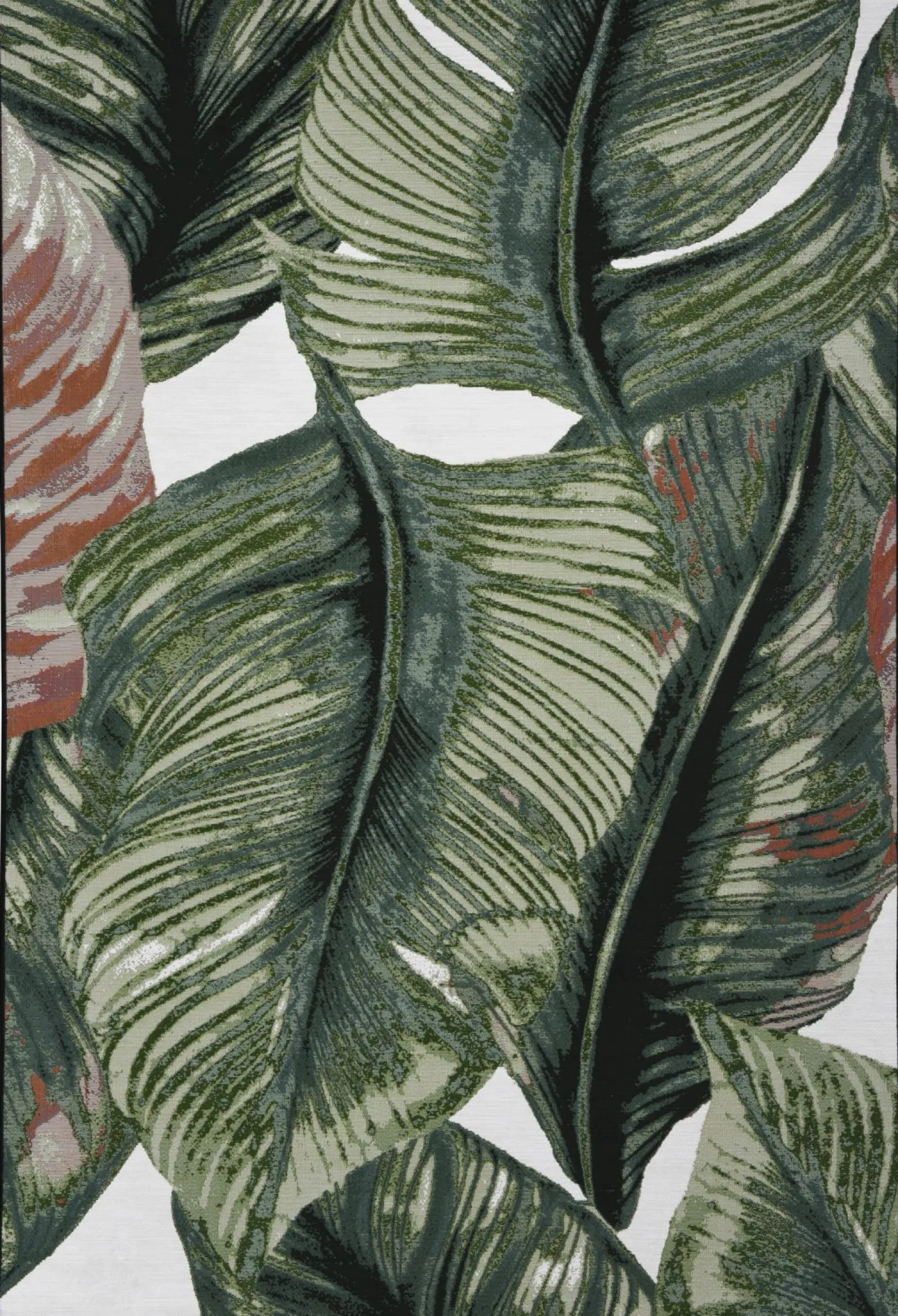 TOM TAILOR Outdoorteppich grünsilberfarben