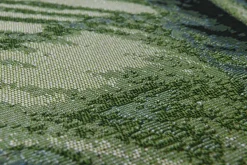 TOM TAILOR Outdoorteppich grünsilberfarben