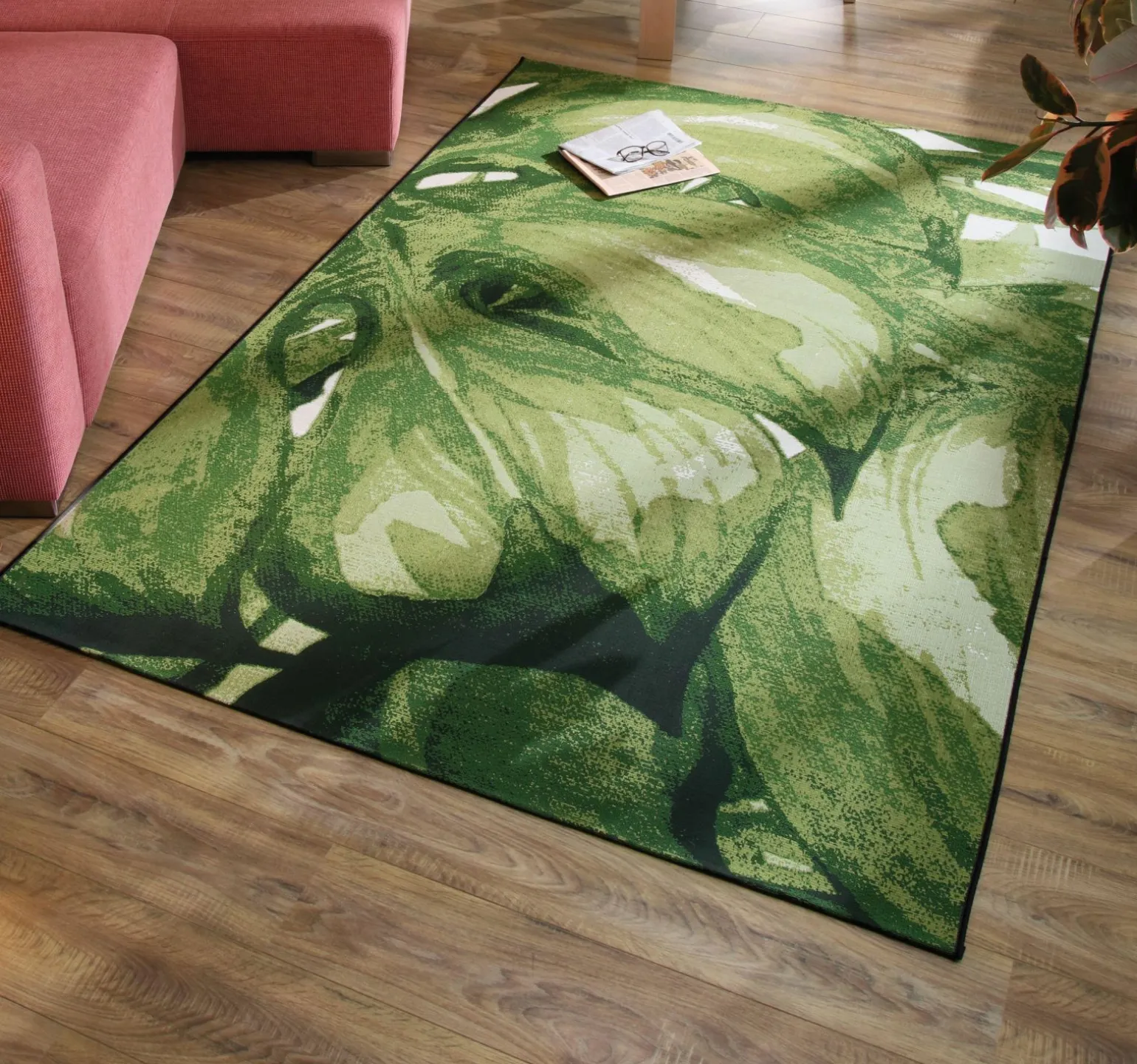 TOM TAILOR Outdoorteppich grünsilberfarben