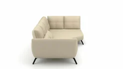 Trapezeckgarnitur beige