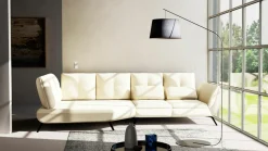 Trapezeckgarnitur beige