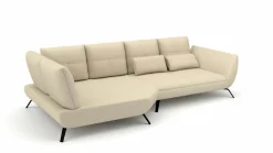 Trapezeckgarnitur beige