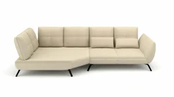 Trapezeckgarnitur beige