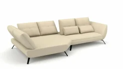 Trapezeckgarnitur beige