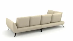 Trapezeckgarnitur beige