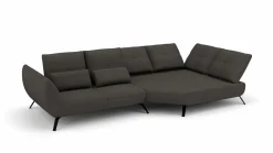 Trapezeckgarnitur grau