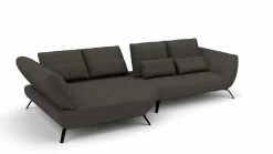 Trapezeckgarnitur grau