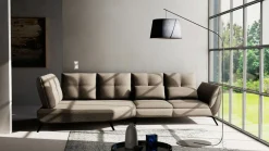 Trapezeckgarnitur grau