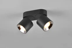 Trio Leuchten Deckenleuchte 2flg schwarz