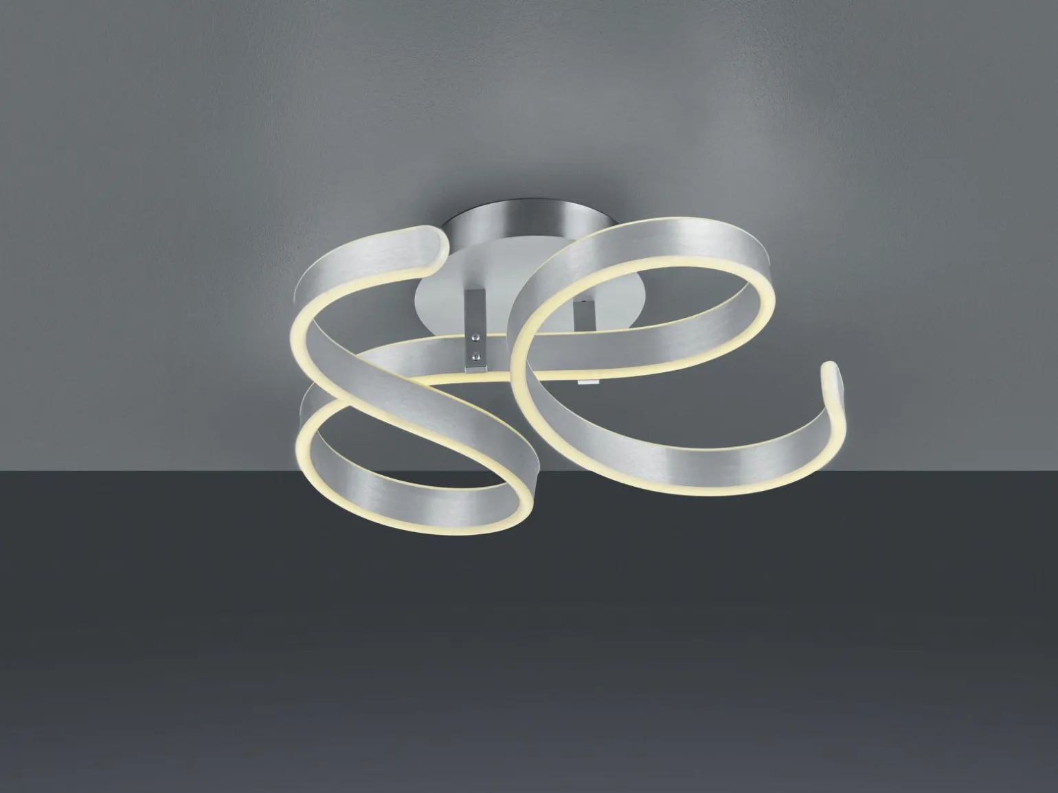 Trio Leuchten LED - Deckenleuchte 1flg silberfarben