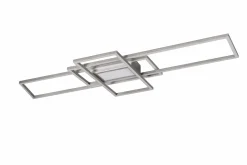 Trio Leuchten LED - Deckenleuchte 1flg silberfarben