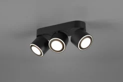 Trio Leuchten LED - Deckenleuchte 3flg schwarz