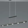 Trio Leuchten LED - Pendelleuchte 7flg schwarz
