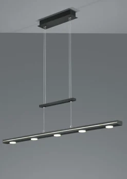 Trio Leuchten LED - Pendelleuchte 7flg schwarz