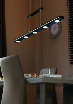 Trio Leuchten LED - Pendelleuchte 7flg schwarz