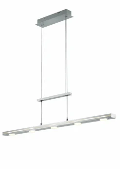 Trio Leuchten LED - Pendelleuchte 7flg grausilberfarben
