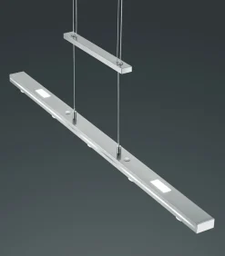 Trio Leuchten LED - Pendelleuchte 7flg grausilberfarben