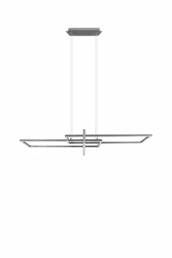 Trio Leuchten LED - Pendelleuchte 1 flg silberfarben