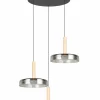 Trio Leuchten LED-Pendelleuchte 3flg schwarz