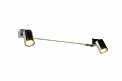 Trio Leuchten LED-Wandleuchte 3flg silberfarben