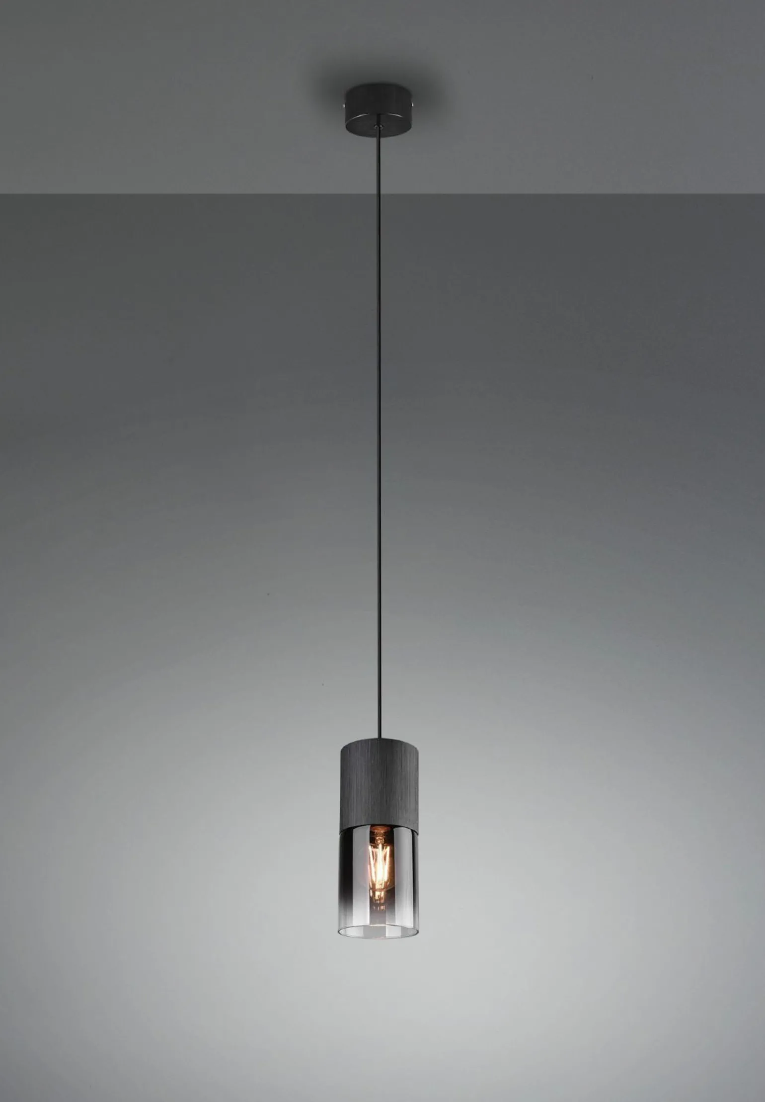 Trio Leuchten Pendelleuchte 1flg schwarz