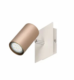 Trio Leuchten Strahler 1flg braun