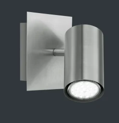 Trio Leuchten Strahler 1flg silberfarben