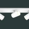 Trio Leuchten Strahler 3flg weiß