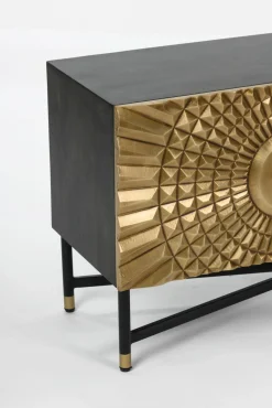 TV-Schrank goldfarben