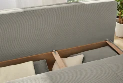 Verwandlungssofa grau