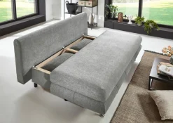 Verwandlungssofa grau