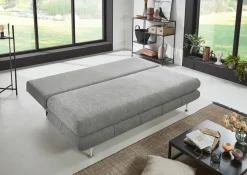 Verwandlungssofa grau